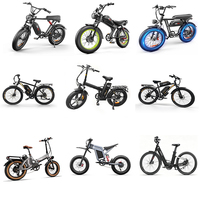Vélo de montagne électrique pliable XIMO C91, batterie au lithium, moteur sans balais 1000W, autonomie 60-80KM, cadre en alliage d'aluminium, meilleur prix