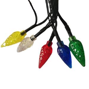 Guirlande lumineuse LED colorée en forme de pomme de pin et de fraise, rechargeable par USB, pour <span class=keywords><strong>téléphone</strong></span> portable, décoration de jardin extérieur, fêtes et Noël - Product Image 3