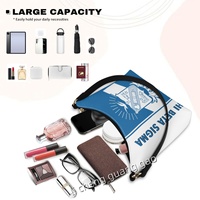 Sac à bandoulière pour femme en PU, style Phi Beta Sigma, très tendance, idéal pour l'extérieur