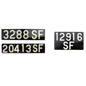 Plaque d'immatriculation vierge personnalisée par sublimation, fabrication directe d'usine, plaque d'immatriculation française - Product Image 3