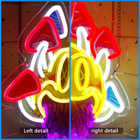 Neongirls avec des jumelles Décorations de chambre à coucher pour la maison ou le centre commercial Cadeau d'anniversaire Salon Beauty Shop Éclairage attrayant