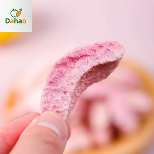 Nouveauté DaHao : Pêches lyophilisées croustillantes au miel, snacks lyophilisés sucrés, fruits secs riches en vitamine C, pêches lyophilisées - Product Image 2