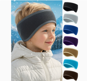 Bandeau chaud élastique pour <span class=keywords><strong>cyclisme</strong></span> ski pour enfants avec bandeau d'oreille bandeau d'escalade en montagne d'hiver en polaire Sports <span class=keywords><strong>de</strong></span> plein air - Product Image 1