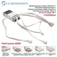 Alimentation électrique haute qualité 600W FLEX Mini 1U, haute efficacité, interface 24 broches pour ordinateur de jeu de bureau