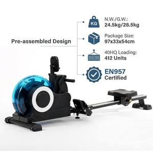<span class=keywords><strong>Rameur</strong></span> pliable pour la maison, équipement de fitness ZB-RM-5, rangement <span class=keywords><strong>vertical</strong></span>, avec application Bluetooth et moniteur LED intelligent - Product Image 5