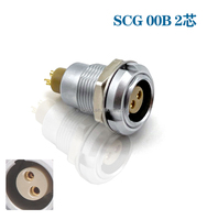 M7 00B Series Conector de transmisión de audio y video de latón 2pin 3pin 4pin 5pin Circular Mini conector macho hembra de bloqueo