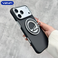 Support magnétique VAWI B008-H en fibre d'aramide et fibre de carbone pour iPhone et Samsung Android – Étui magnétique professionnel