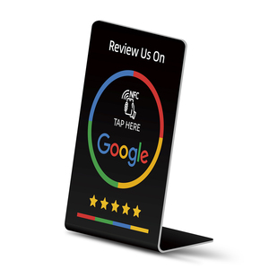 <span class=keywords><strong>Nfc</strong></span> tapfive Google xem xét PVC đứng biểu tượng tùy chỉnh QR mã không tiếp xúc kỹ thuật số thẻ kinh doanh Phương tiện truyền thông xã hội menu - Product Image 2