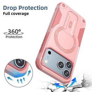 Étui de chargement magnétique sans fil en gros pour iPhone 17 Air 16e 15 14 Pro Max, support invisible, coque rigide mate anti-chute - Product Image 4
