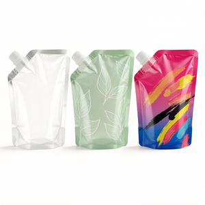Custom Printed Plastic Laundry Detergent Pouch Eco Friendly Liquid Washing Soap <b>Packaging</b> <b>Bag</b> With Spout - Product Image 6