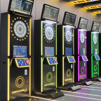 Yulong Custom 18 jeux intégrés, cible de fléchettes électrique verticale, à monnayeur, compétition multijoueur en ligne, Maquina De Dardos