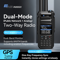 Radio POC GPS IP67 Resistente al Agua, Red Analógica, Modo Dual Analógico + POC, Radio UHF con Función de Relé, Pronóstico del Tiempo
