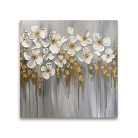 100% peintures à l'huile faites à la main et arts muraux abstrait décor à la maison image à l'huile moderne fleur classique peinte à la main sur toile