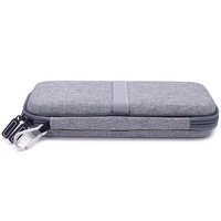 Étui de rangement portable OEM en EVA rigide pour batterie externe, étui à outils électroniques étanche avec fermeture éclair, organiseur numérique pour gadgets