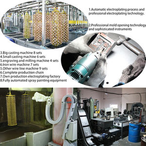 Hebillas Decorativas <span class=keywords><strong>Planas</strong></span> <span class=keywords><strong>con</strong></span> Logotipo Personalizado para Mujer, de Aleación de Zinc y Latón, Color Dorado, para Zapatos, <span class=keywords><strong>Sandalias</strong></span> y Cadenas - Product Image 4