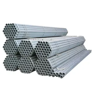 Gamme de longueurs des tubes en acier galvanisés par carbone sans couture d'api 5L 6M 12M utilisée dans le transport liquide et les tuyaux de GI ERW de construction