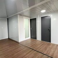 Maisons conteneurs détachables prêtes à vivre, 2 chambres, maison préfabriquée portable, mini-maison mobile, école, bureau, style méditerranéen