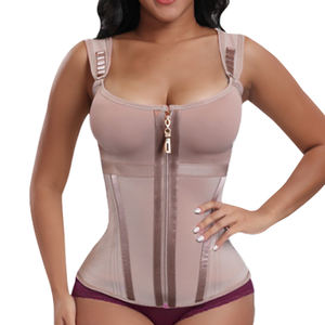 Cinturón adelgazante para mujer, entrenador de cintura, corsé deshuesado de acero, faja moldeadora de cuerpo con reloj de arena, faja colombiana posparto - Product Image 1