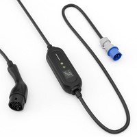 Chargeur de véhicule électrique portable 16A 3,5KW avec prises de type 2 GB/T type 1, câble de charge lente AC mobile pour voiture