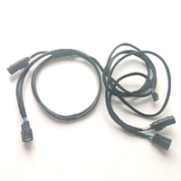 Kabel Fleksibel Tinggi Berisolasi PVC Tembaga Sensor Oksigen Selubung Anyaman Molex Kabel Kustom untuk Kelistrikan Mobil