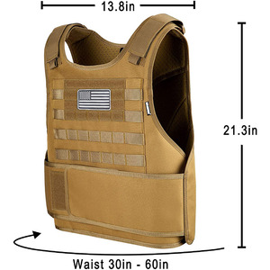 Chaleco Táctico Vanda Ajustable de Seguridad y Protección Personal con Liberación Rápida y Sistema Molle - Product Image 5