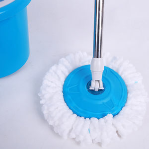 <span class=keywords><strong>Serpillère</strong></span> rotative en microfibre plastique à 360 degrés avec essoreuse et seau pour le nettoyage des sols, ensemble seau de nettoyage magique en acier inoxydable - Product Image 4