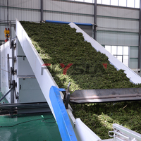 Pabrik Manufaktur Menyediakan Pengering Sabuk Jala Herbal Kering dengan Kontrol PLC, Peralatan Pengering Mawar Kering, Peralatan Dehidrasi Bunga