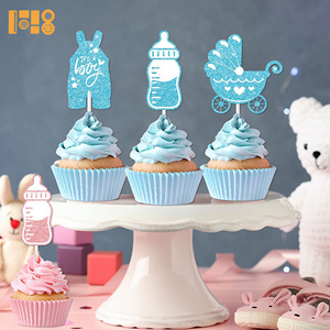 Nuovi set Topper <span class=keywords><strong>torta</strong></span> tema di compleanno del ragazzo e della ragazza <span class=keywords><strong>torta</strong></span> <span class=keywords><strong>torta</strong></span> bandiera partito scalogno carta Plugin decorazione all'ingrosso - Product Image 5