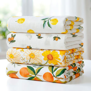 ผ้าห่มเด็กอเนกประสงค์ ผ้าก๊อซสองชั้น ผลิตจากใยไผ่และฝ้าย คุณภาพระดับบูติก บรรจุภัณฑ์แบบกำหนดเองได้ - Product Image 5