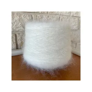 Fils de Lotus Mohair soie mélangée cône/bobine de fibers naturelles fil Textile pour tissage Machine à tricoter