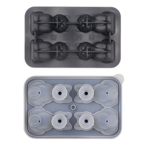 Bandeja de Hielo para Gatos de Fusión Lenta, 4 Compartimentos, Diseño 3D de Gatito para Bourbon y Whisky Escocés - Product Image 4