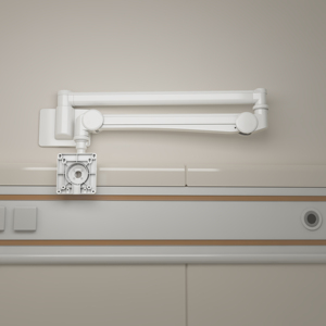 Charmount Thái Chiều cao có thể điều chỉnh y tế màn hình cánh tay linh hoạt điều chỉnh kéo xuống y tế Màn hình treo tường trong hosptital - Product Image 2