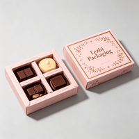 Boîte à bonbons en papier personnalisée, emballage biodégradable, boîte à dessert de luxe pour mariage, boîte à chocolat au coco avec séparateur