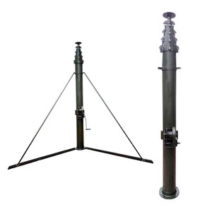 <span class=keywords><strong>Mât</strong></span> télescopique à manivelle extérieur <span class=keywords><strong>pour</strong></span> <span class=keywords><strong>antenne</strong></span> CCTV, <span class=keywords><strong>antenne</strong></span> Yagi, parafoudre - Product Image 5