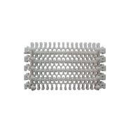 Chaînes en plastique modulaires à mailles AS-FLEX AF2400 Series Nub Top, antibactériennes, durables, respirantes, résistantes au feu, faciles à utiliser pour les convoyeurs