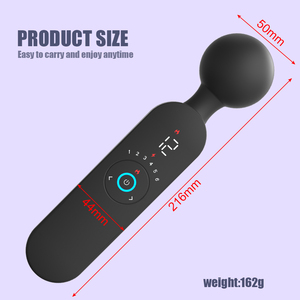 Intelligentes Digitales Display Japanisches Spielzeug für Frauen 12 Modi 6 Geschwindigkeiten G-Punkt Klitoris Stimulator Heizender <span class=keywords><strong>Vibrator</strong></span> für Magic Wand Sexshop - Product Image 5