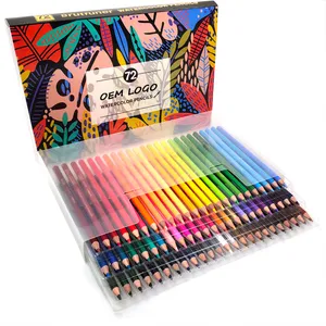 Somagi - Fornecimento de lápis de cor para crianças, conjunto de lápis de cor com caneta de cor solúvel em água de marca própria