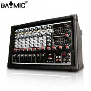Consola Mezcladora Digital OEM de 6, 8, 10 y 12 Canales, Sonido Profesional con Amplificador de Potencia para DJ, Hogar, KTV y Espectáculos - Product Image 6