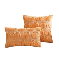 Housse de coussin personnalisée Citrouille d'Halloween 45x45cm, housse de coussin décorative 3D tuftée pour canapé, automne, vente en gros