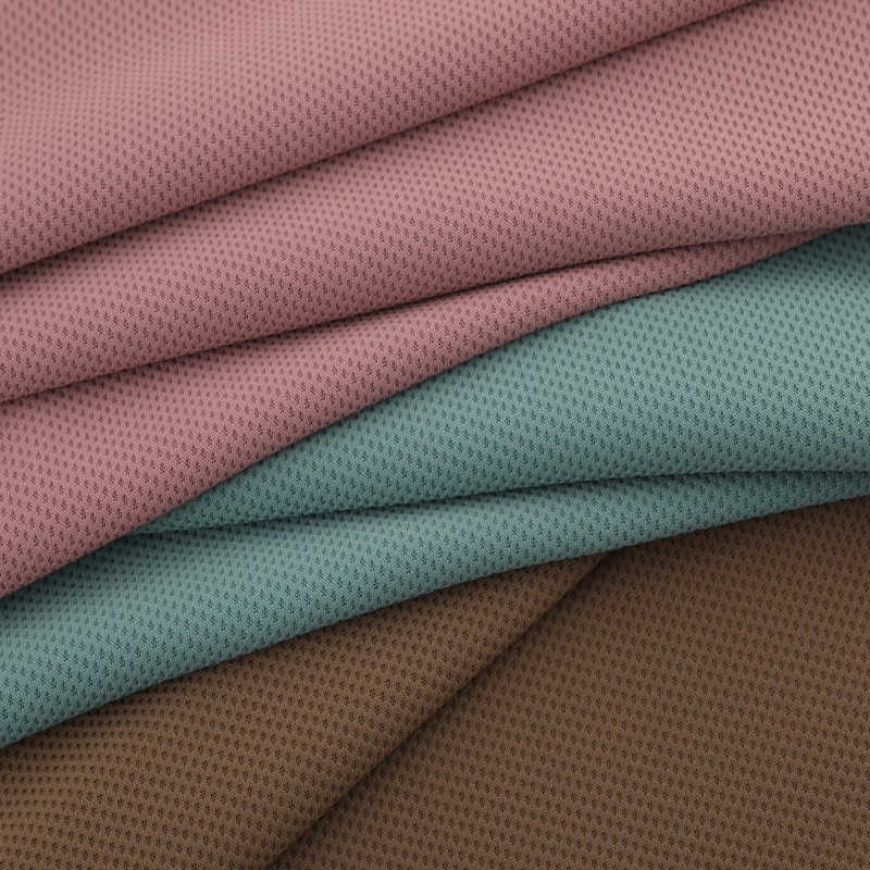 Factory Stock 85% Nylon 15% Spandex 170g/m 180cm Lightweight Breathable Knit Jacquard Stretch Fabric for Trousers Sportswear