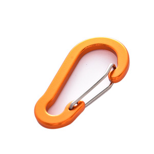 Gourd shape aluminum carabiner for luggage accessories small carabiner