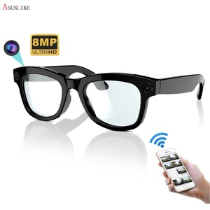 M01pro Smart <b>Glasses</b> 8MP Dual <b>Camera</b> Calling Voice Control Black Lenses Spot Goods - Product Image 2