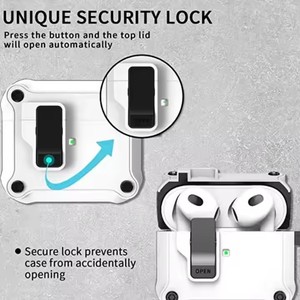 Étui pour écouteurs à commutateur automatique magnétique pour <span class=keywords><strong>Airpods</strong></span> <span class=keywords><strong>Pro</strong></span> 2 Housse de casque de charge sans fil antichoc pour Air Pod <span class=keywords><strong>Pro</strong></span> 2 3 Cases - Product Image 5