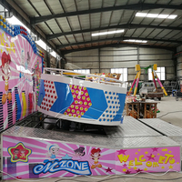 Attrazione da Luna Park a Prezzo di Fabbrica, Macchina da Gioco per Parco Divertimenti, Mini Giostra Disco Tagada su Rimorchio per Carnevale