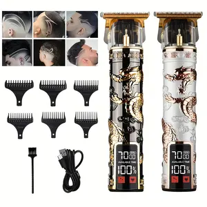 Hộ gia đình tóc loại bỏ thiết bị điện sạc khắc dấu cạo tóc Clipper, tóc tông đơ chuyên nghiệp