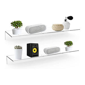 Étagère en acrylique <span class=keywords><strong>sur</strong></span> <span class=keywords><strong>mesure</strong></span> Étagère à épices <span class=keywords><strong>invisible</strong></span> Étagères de salle de bain transparentes - Product Image 3