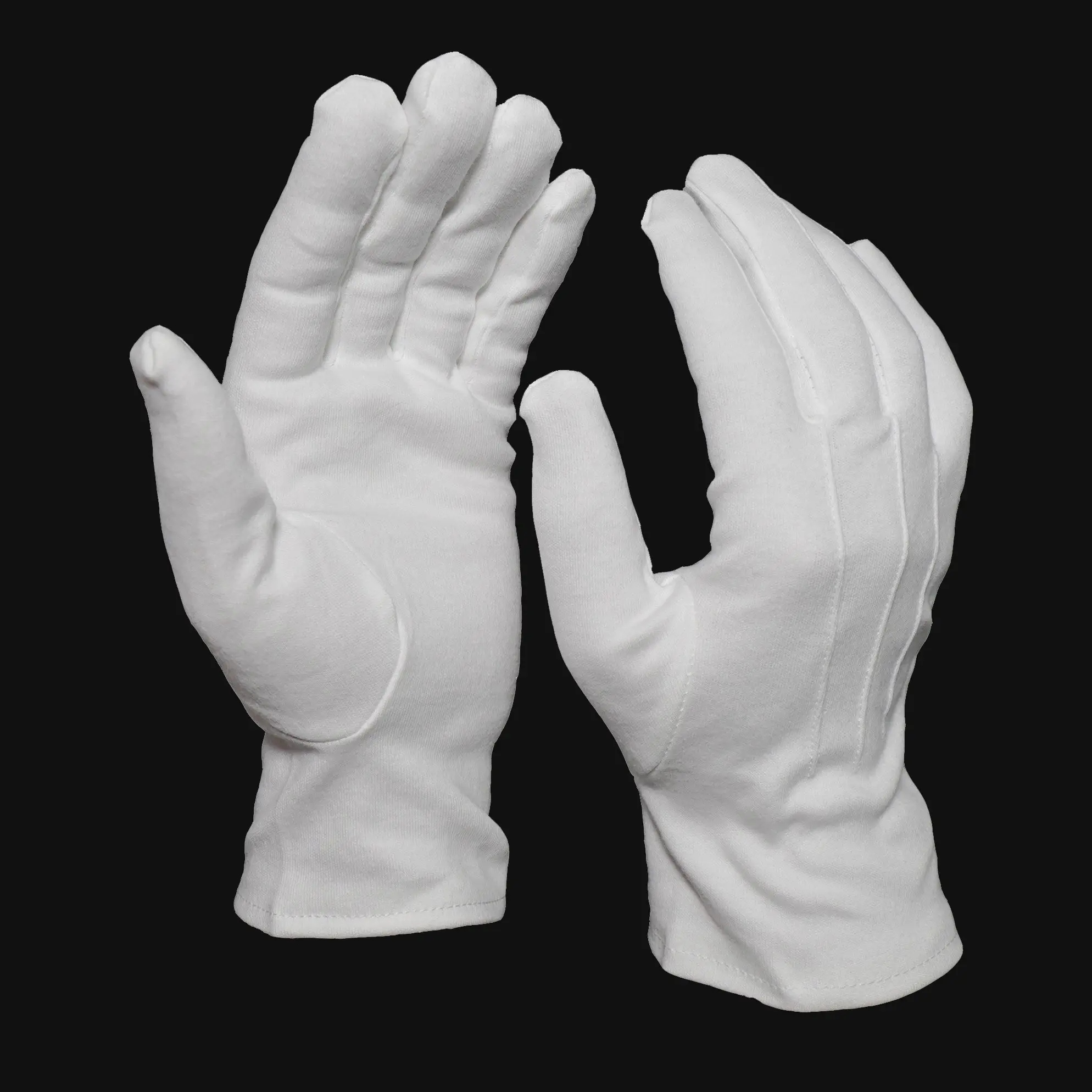 Fashion white 100% cotton Ceremony Parade Formal Etiquette gloves