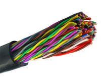 Cable de teléfono de entierro directo 20 pares 100 pares Cables de comunicación rellenos de gelatina