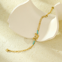 Bracelet Bohème Multicouche Empilable Fait Main avec Breloques Cœur, Papillon, Œil de Démon, Perle et Pierre Naturelle – Coffret Cadeau en Gros