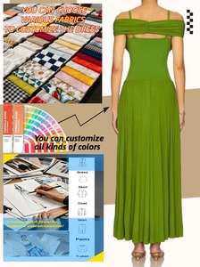 Elegante verde fuera del hombro Maxi vestido de tirantes finos plisado corsé vestido de noche Formal verano <span class=keywords><strong>boda</strong></span> invitado <span class=keywords><strong>traje</strong></span> - Product Image 4